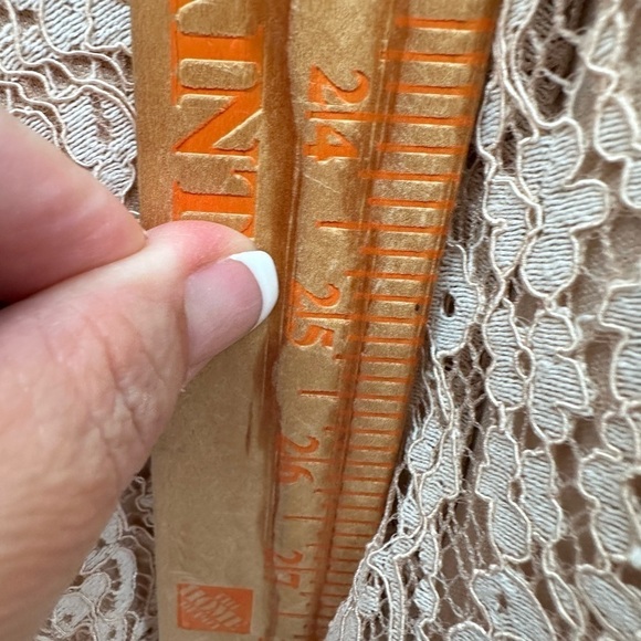 ORANGE CREEK One loved babe pink Lace feminine dainty bohemian midi woman dress - Picture 15 of 16